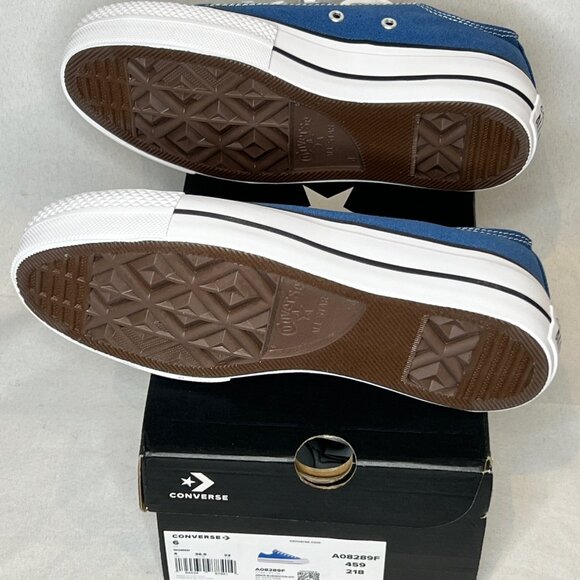 COPY - Converse CTAS LIFT OX, Armor Blue/white/black women's size 6 - Picture 5 of 6